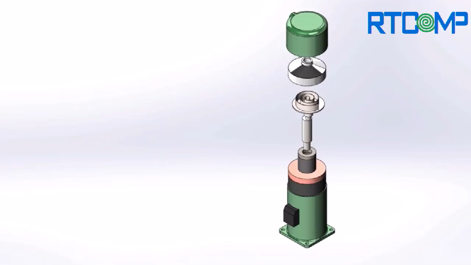 涡旋式压缩机为啥那么好？看3D动画演示，比传统压缩机强10倍！